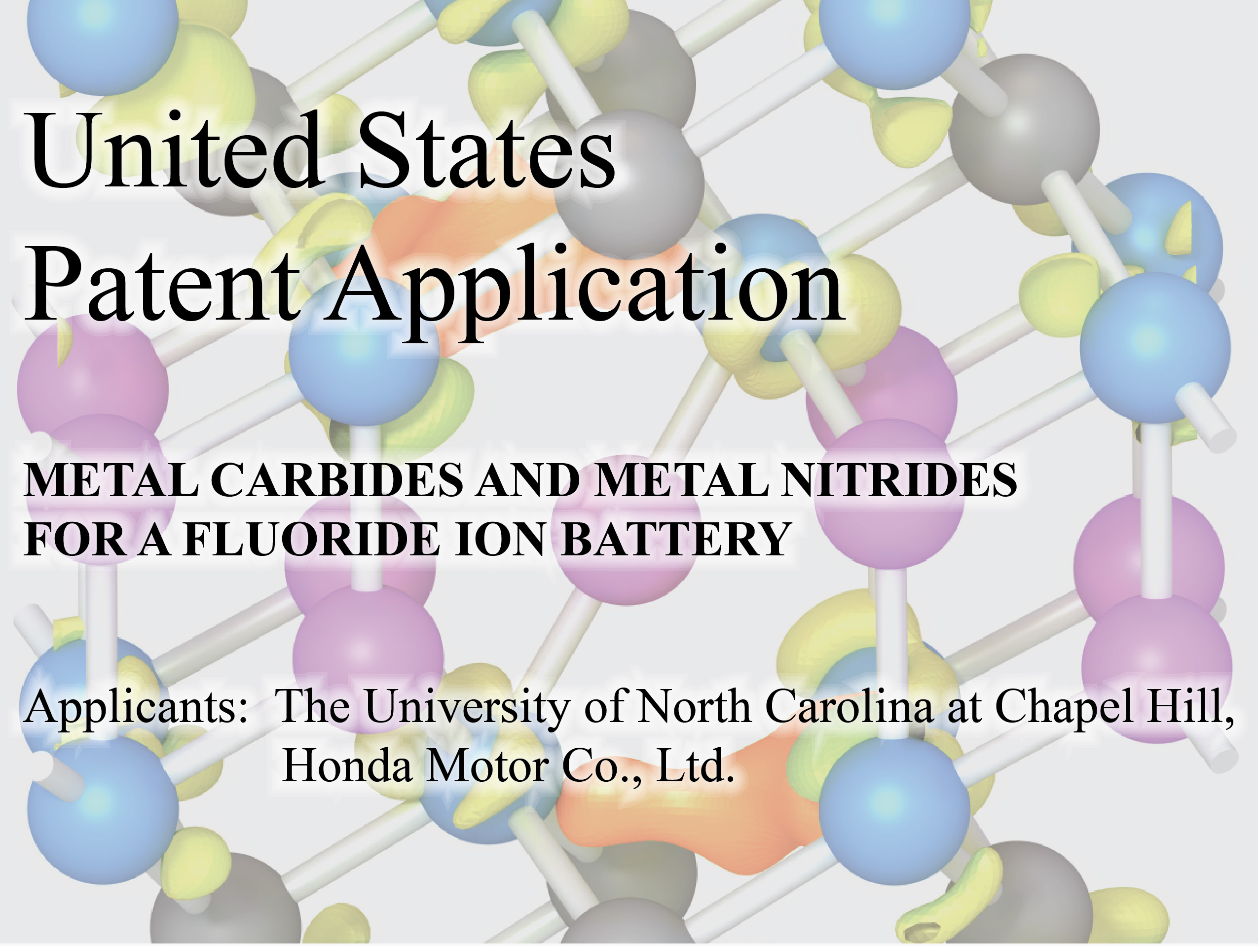Graphical summary for Metal Carbides and Metal Nitrides for a Fluoride Ion Battery