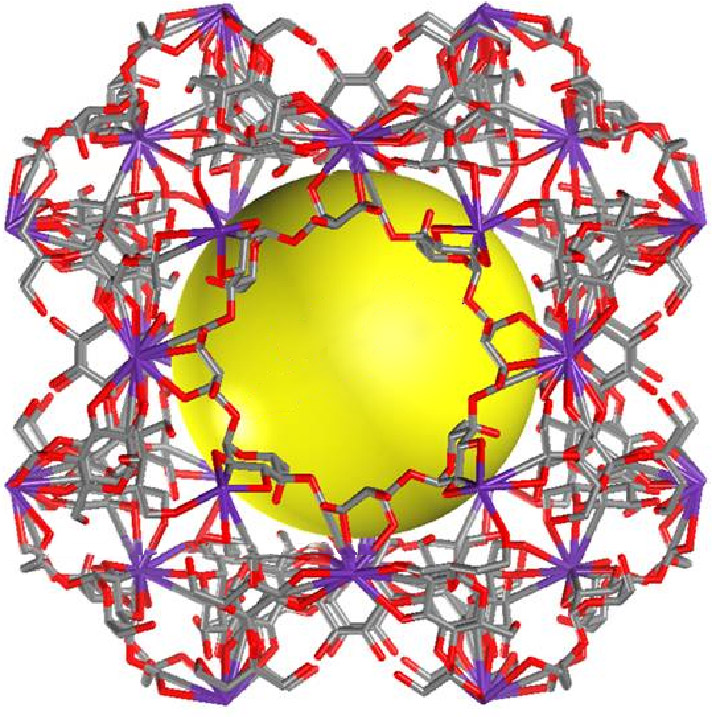 Graphical summary for Tunneling Electrical Connection to the Interior of Metal–Organic Frameworks